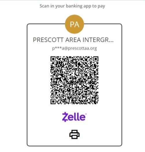 Prescott Area Intergroup Zelle QR Code